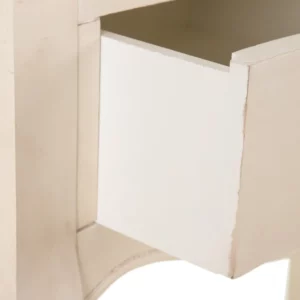 CONSOLA CREMA-NATURAL DM-MADERA ENTRADA 90 X 43 X 79 CM IXIA