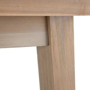 CONSOLA GEOMÉTRICO NATURAL-BLANCO 95 X 40 X 75 CM IXIA
