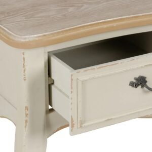 CONSOLA NATURAL-CREMA MADERA DE ABETO 115 X 50 X 80 CM IXIA