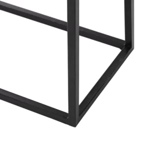 CONSOLA NEGRO CUERNO DECORACIÓN 140 X 35 X 75 CM IXIA