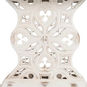 CONSOLA ROSETÓN NATURAL-BLANCO MADERA 120 X 38 X 87 CM IXIA