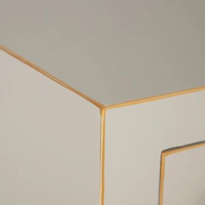 CONSOLA TAUPE DM ''ORIENTE'' ENTRADA 63 X 26 X 80 CM IXIA