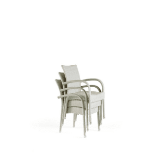 SILLÓN EXTERIOR APILABLE MODELO ROUND VINTAGE V VALENCIA RATTAN