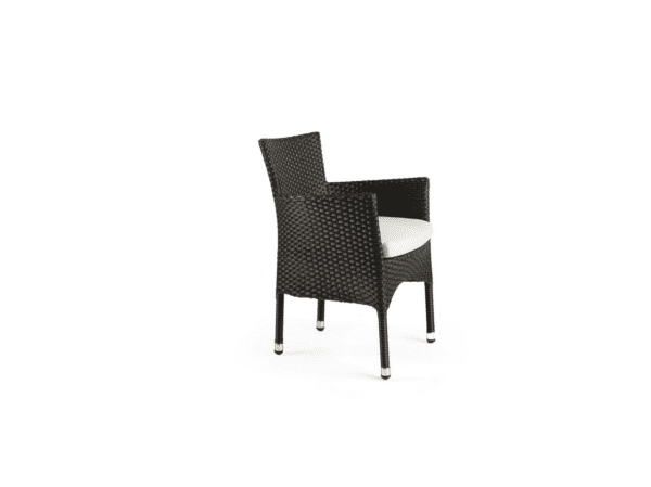 SILLÓN SERRA COFFEE V CON TAPICERÍA CRUDO VALENCIA RATTAN