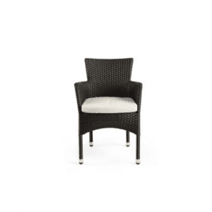 SILLÓN SERRA COFFEE V CON TAPICERÍA CRUDO VALENCIA RATTAN