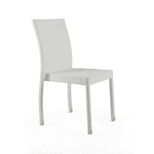 SILLA GEMA BLANCO VALENCIARATTAN