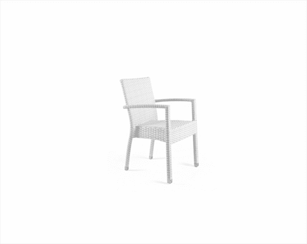SILLÓN CUBBE BLANCO V VALENCIA RATTAN