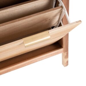 ZAPATERO NATURAL MADERA-RATÁN 80 X 30 X 107 CM IXIA