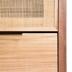ZAPATERO NATURAL MADERA-RATÁN 80 X 30 X 107 CM IXIA
