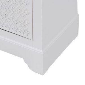 ZAPATERO BLANCO-NATURAL MADERA DE ABETO 85 X 30 X 110 CM IXIA