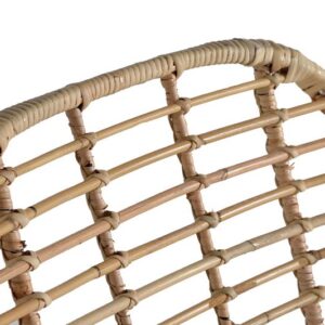 SET DE 2 SILLAS EN RATTAN NATURAL Y METAL, COJIN INCLUIDO GINER Y COLOMER