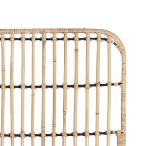 SET DE 2 SILLAS EN RATTAN NATURAL Y METAL, COJIN INCLUIDO GINER Y COLOMER