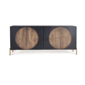 Aparador 4 Puertas Madera Mango Patas Metal - Giner y Colomer - 2