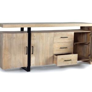 APARADOR 200 CMS. MADERA MANGO NATURAL GINER Y COLOMER