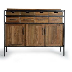 APARADOR INDUSTRIAL MADERA TEKA Y MANGO GINER Y COLOMER
