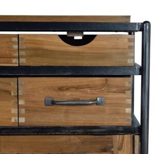 APARADOR INDUSTRIAL MADERA TEKA Y MANGO GINER Y COLOMER
