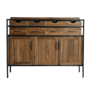 Aparador Industrial Madera de Teka y Mango - Giner y Colomer2