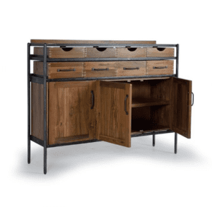 Aparador Industrial Madera de Teka y Mango - Giner y Colomer3