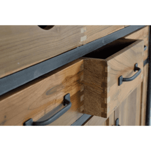 Aparador Industrial Madera de Teka y Mango - Giner y Colomer4
