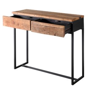 CONSOLA 2C. LACERTA MAD. RECICL./ACACIA/METAL IMORI
