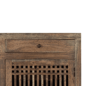 Aparador 3 Puertas y 3 Cajones Madera Acacia y Base Metal Estantes Interiores - Giner y Colomer5