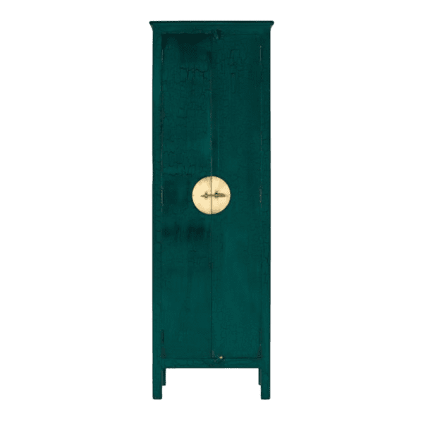 Armario Verde Madera de Mango con 2 Puertas - Giner y Colomer