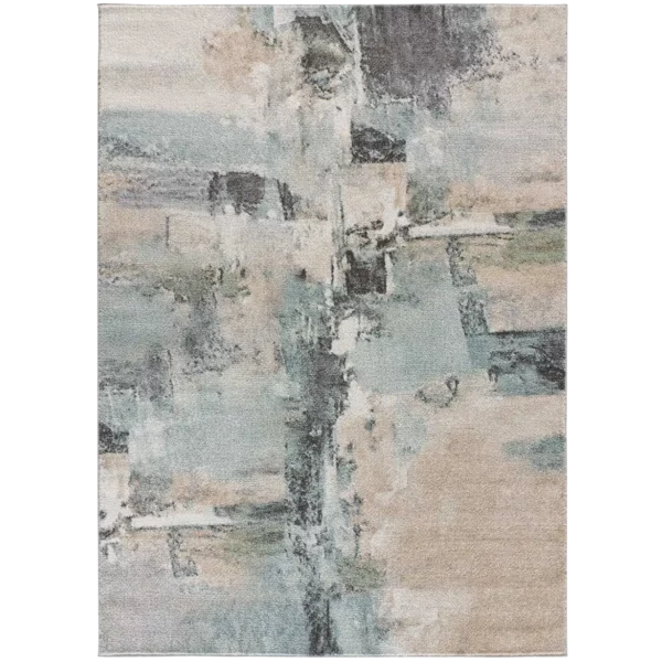Alfombra Abstracta Aydin 6119 Gris - Universal (1)