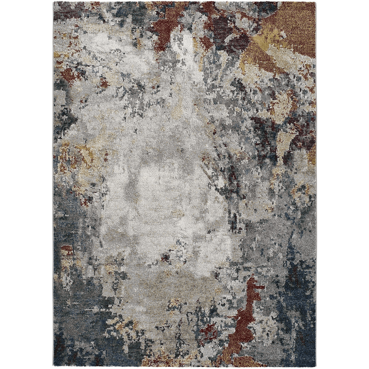 Alfombra Abstracta de Estilo Vintage Graffiti 40001 Multicolor - Universal (1)