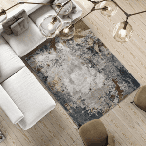 Alfombra Abstracta de Estilo Vintage Graffiti 40001 Multicolor - Universal (2)