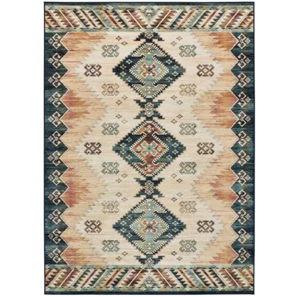 Alfombra Étnica en Viscosa Antalia 249 Multicolor - Universal (1)