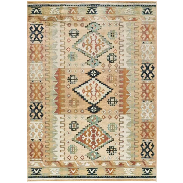 Alfombra Étnica en Viscosa Antalia 711 Multicolor - Universal (1)