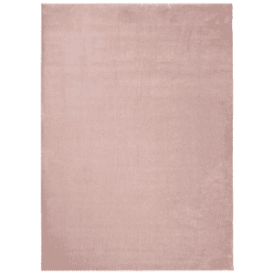 Alfombra Shaggy de Pelo Largo Montana Liso Rosa - Universal (1)