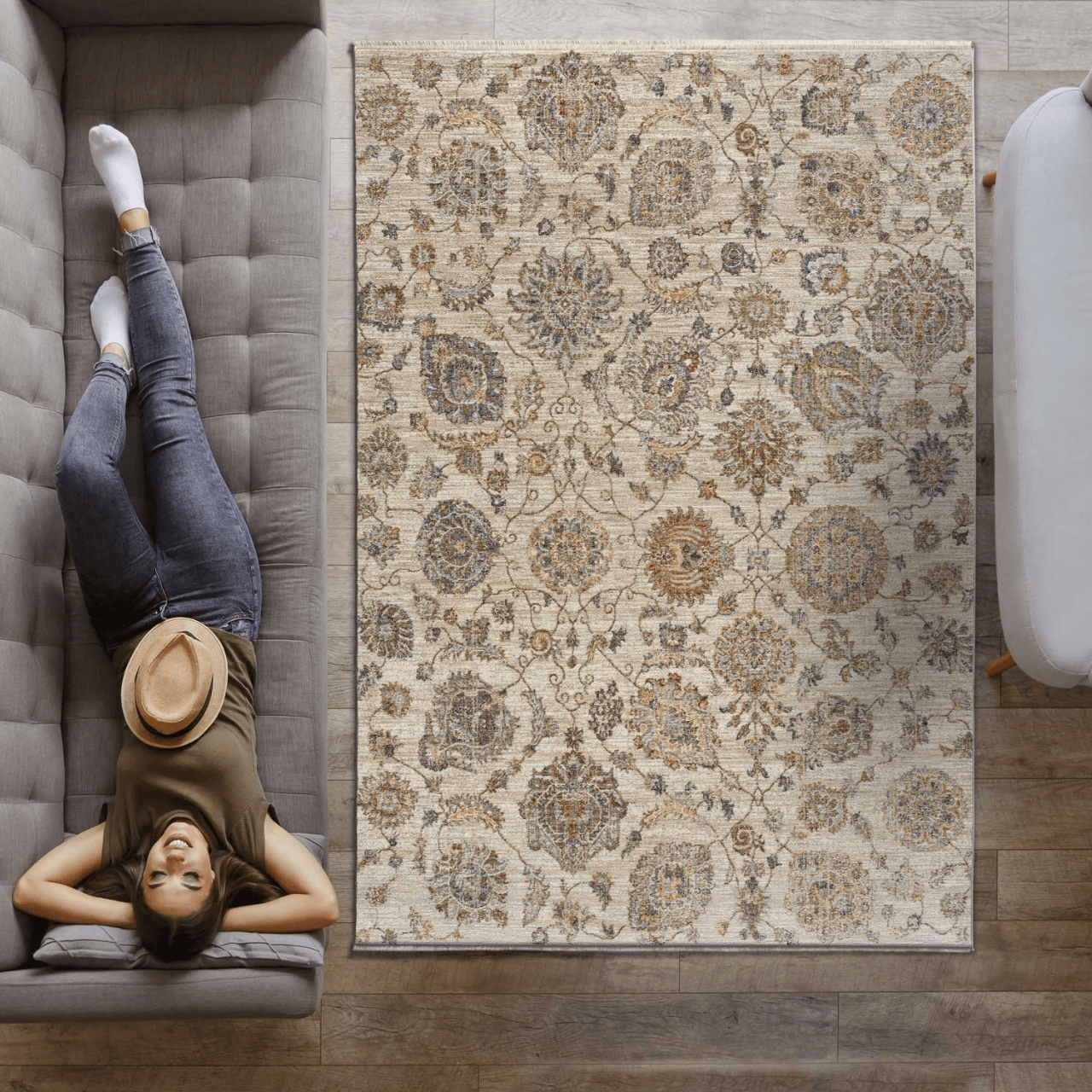 Alfombra Vintage Samarkand 8427 Multicolor - Universal (2)
