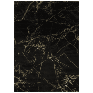 Alfombra de Arte Abstracto Gold 23438 Negro - Universal (1)