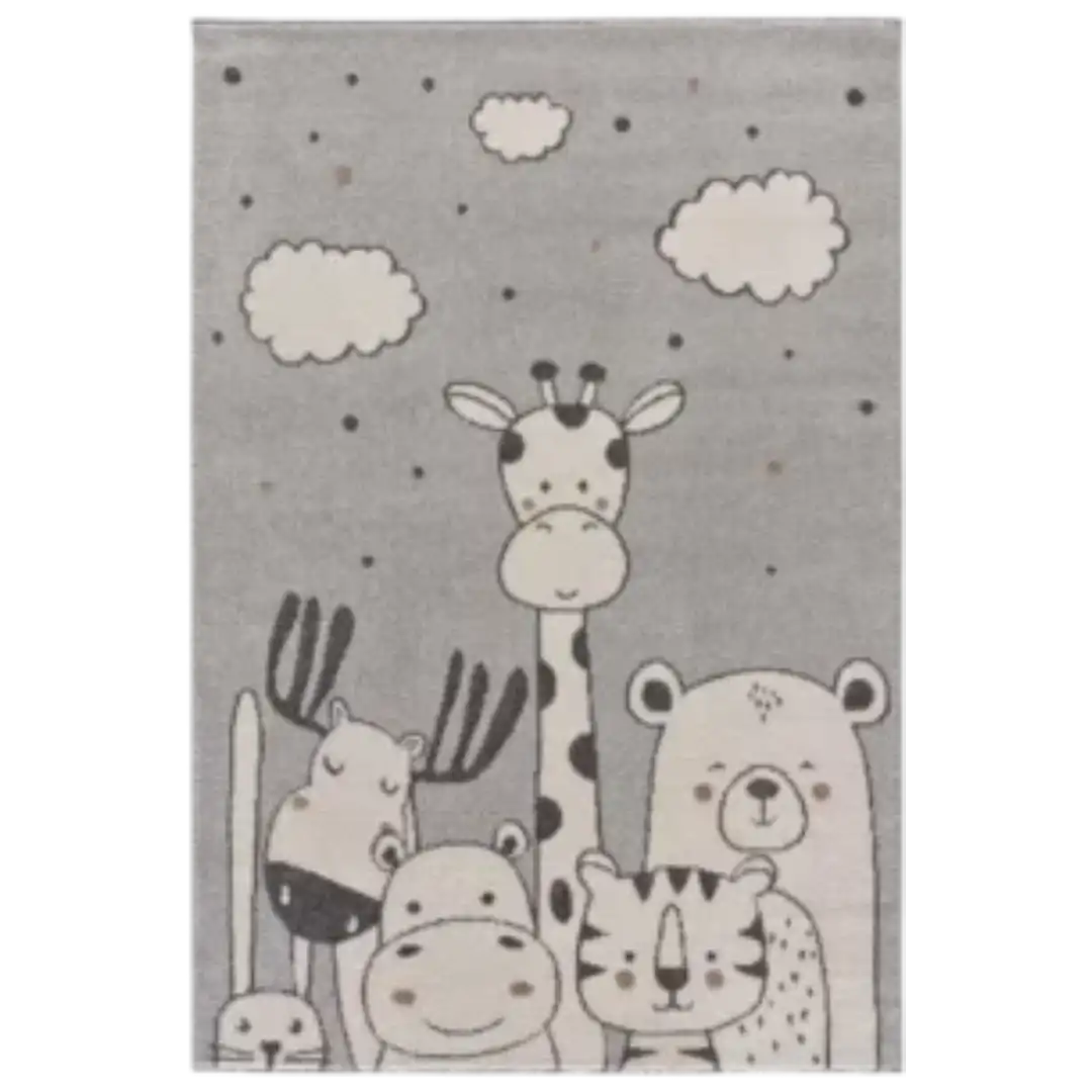 Alfombra Infantil Beats 40268 Gris - Universal