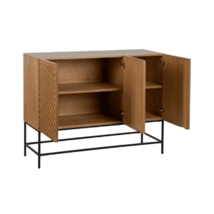Aparador Metalico y Madera de Fresno 3 Puertas - IXIA (5)