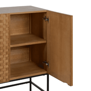 Aparador Metalico y Madera de Fresno 3 Puertas - IXIA (7)