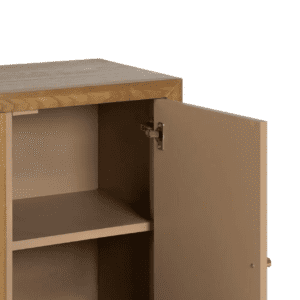 Aparador Natural de Madera de Abeto de 3 Puertas - IXIA (7)
