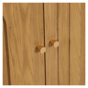 Aparador Natural de Madera de Abeto de 3 Puertas - IXIA (8)