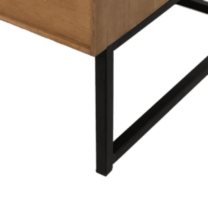 Aparador Natural de Madera de Fresno 2 Puertas 3 Cajones - IXIA (1)