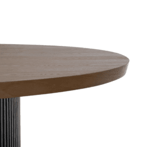 Mesa de Comedor Negro de Madera de Fresno - IXIA (5)