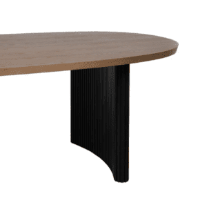 Mesa de Comedor Negro de Madera de Fresno - IXIA (7)