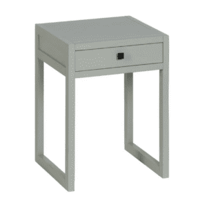Mesita de Noche de Madera DM de Pino Gris 1 Cajón - IXIA (2)