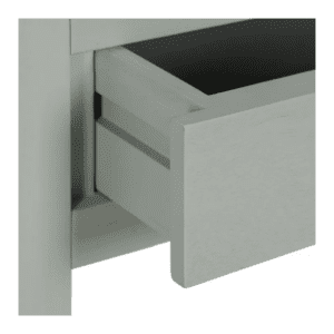 Mesita de Noche de Madera DM de Pino Gris 1 Cajón - IXIA (7)