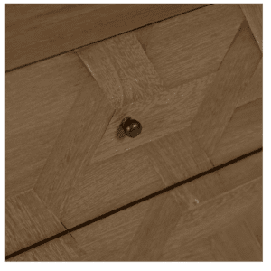 Mesita de Noche de Madera de Paulonia Natural DM 3 Cajones - IXIA (6)