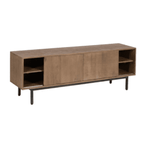 Muebles de TV de Madera de Mango 2 Puertas Deslizantes - IXIA (3)