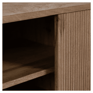 Muebles de TV de Madera de Mango 2 Puertas Deslizantes - IXIA (8)