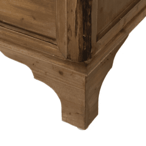 Vitrina Natural de Madera de Abeto 4 Puertas 1 Cajon - IXIA (11)