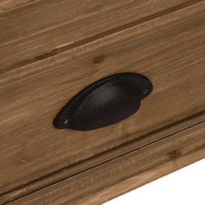 Vitrina Natural de Madera de Abeto 4 Puertas 1 Cajon - IXIA (7)