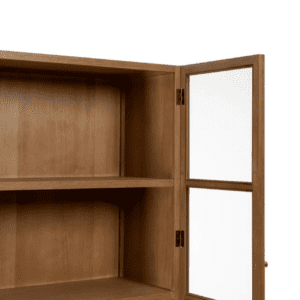 Vitrina Natural de Madera de Fresno DM 2 Puertas - IXIA (6)
